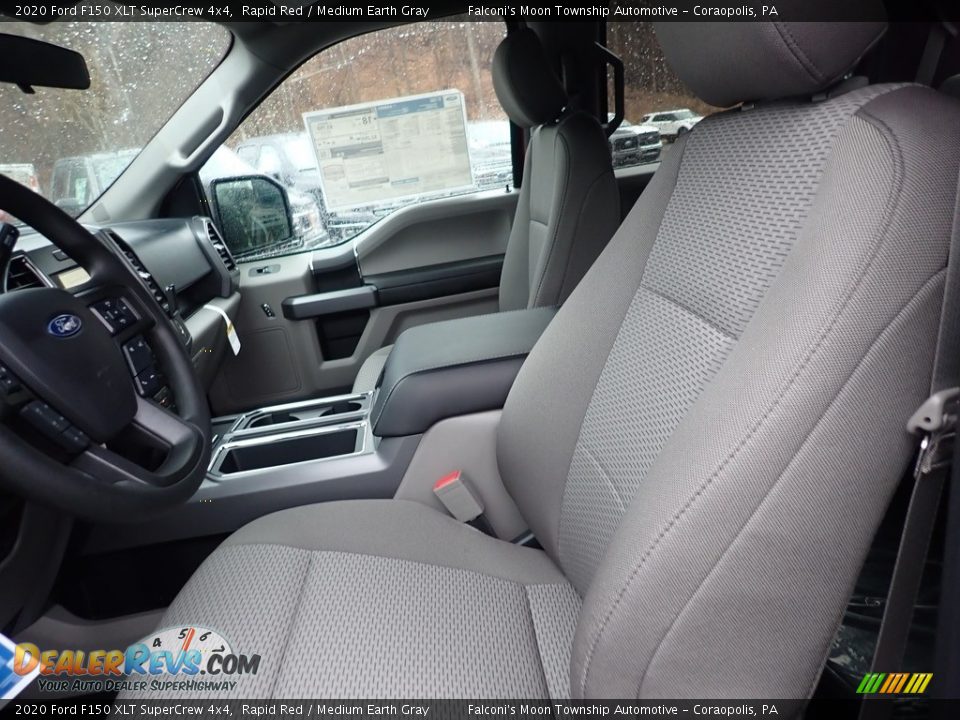2020 Ford F150 XLT SuperCrew 4x4 Rapid Red / Medium Earth Gray Photo #10