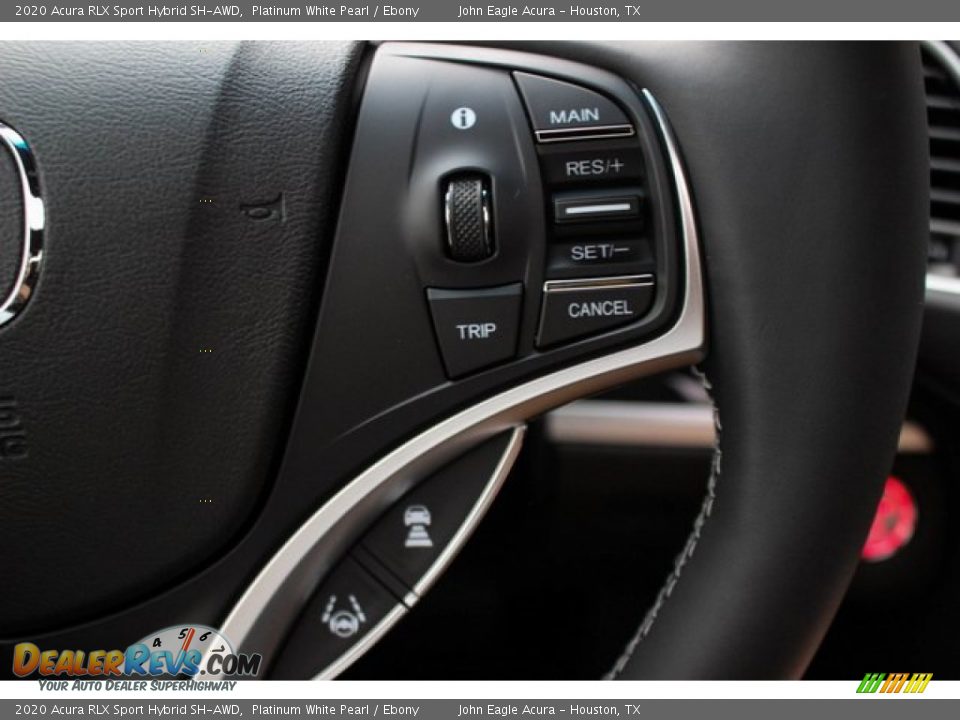 2020 Acura RLX Sport Hybrid SH-AWD Platinum White Pearl / Ebony Photo #34