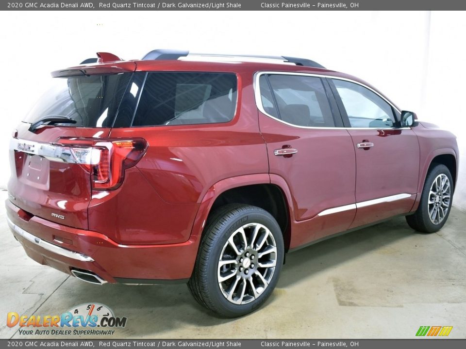 2020 GMC Acadia Denali AWD Red Quartz Tintcoat / Dark Galvanized/Light Shale Photo #12