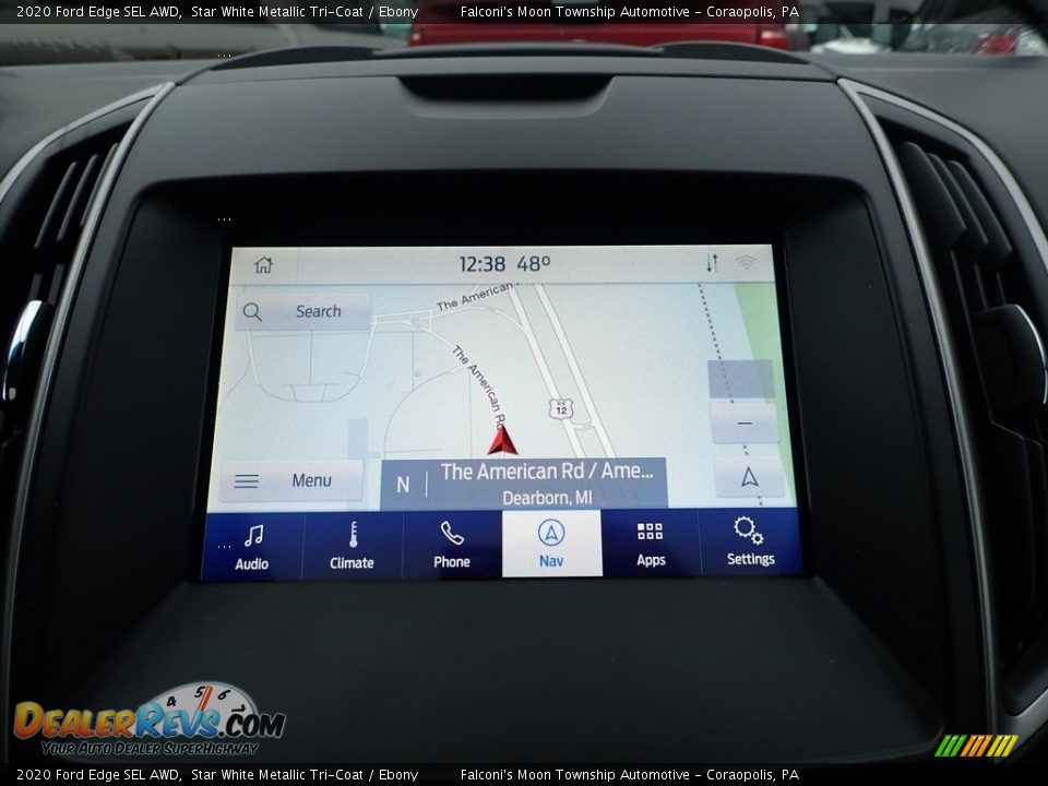 Navigation of 2020 Ford Edge SEL AWD Photo #14