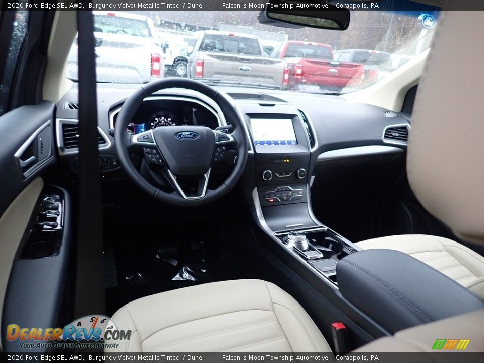 Dune Interior - 2020 Ford Edge SEL AWD Photo #9