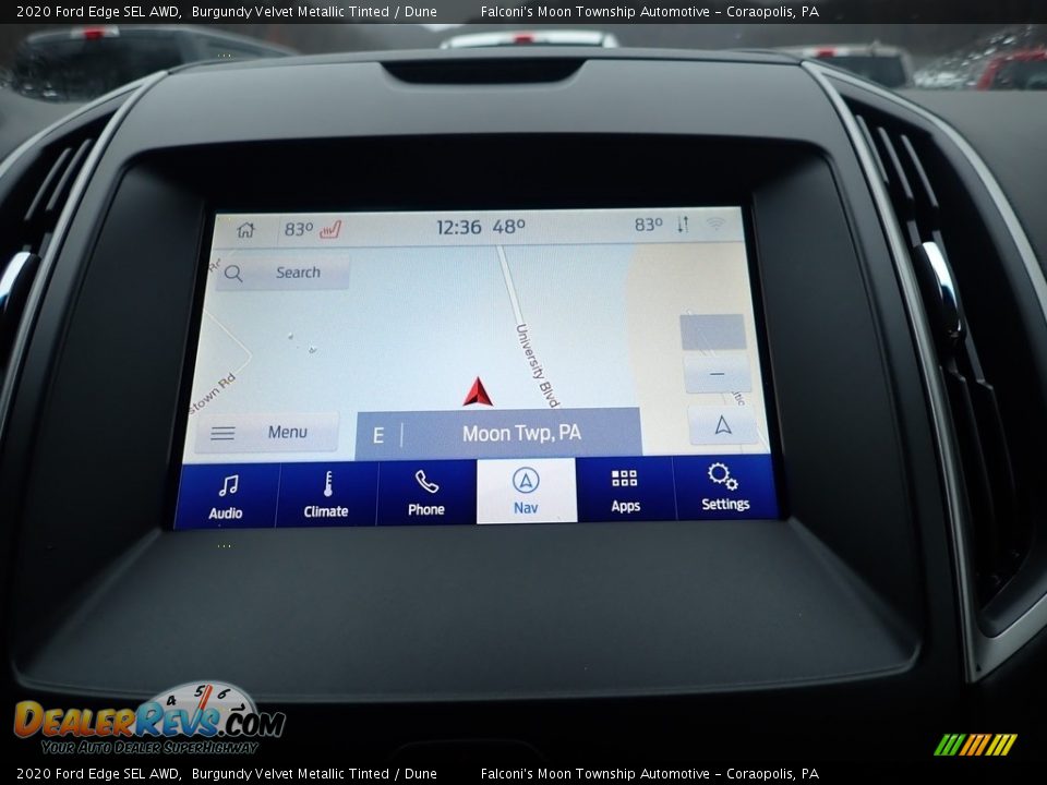 Navigation of 2020 Ford Edge SEL AWD Photo #14