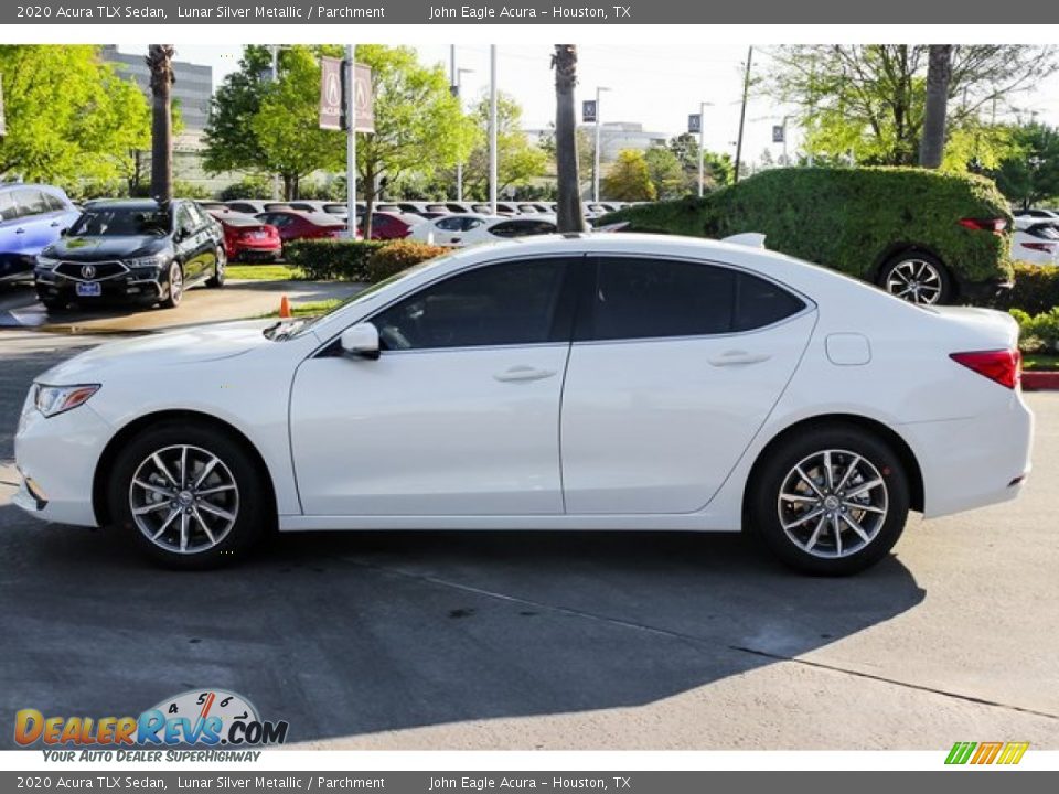 2020 Acura TLX Sedan Lunar Silver Metallic / Parchment Photo #4