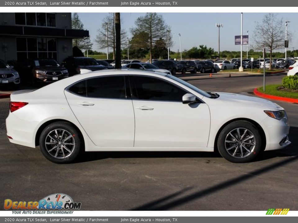 2020 Acura TLX Sedan Lunar Silver Metallic / Parchment Photo #8