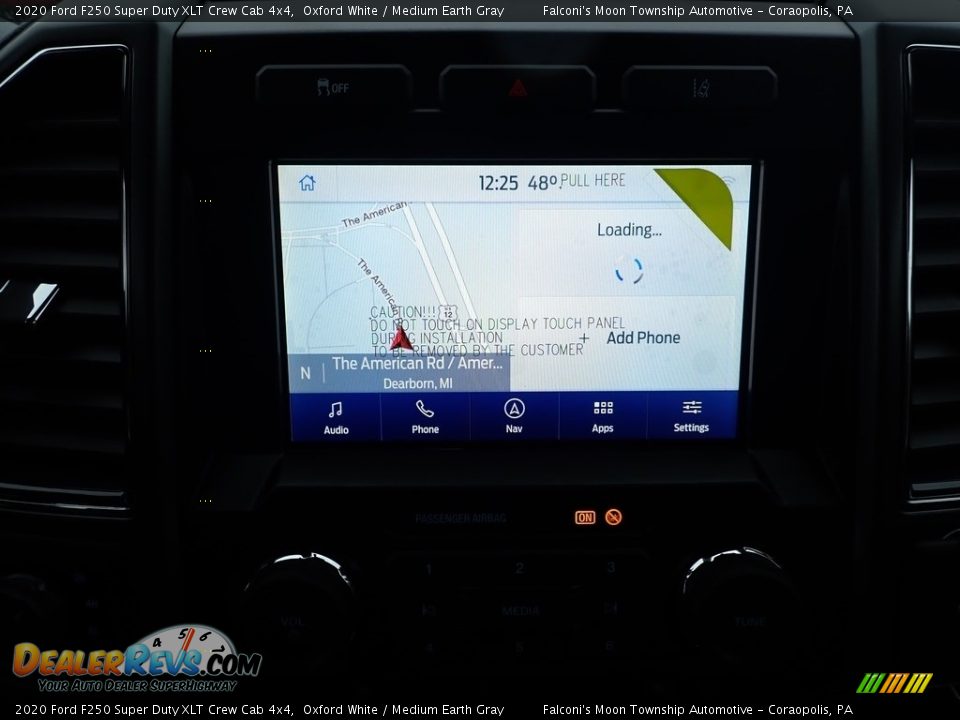 2020 Ford F250 Super Duty XLT Crew Cab 4x4 Oxford White / Medium Earth Gray Photo #12