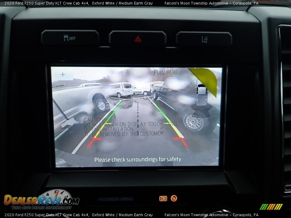 2020 Ford F250 Super Duty XLT Crew Cab 4x4 Oxford White / Medium Earth Gray Photo #13