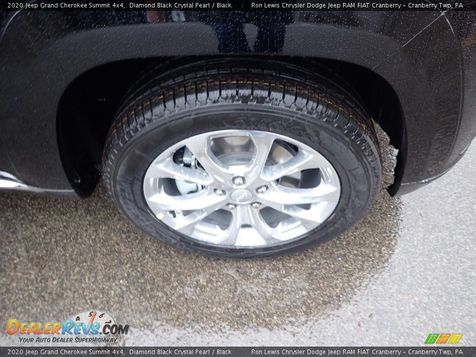 2020 Jeep Grand Cherokee Summit 4x4 Diamond Black Crystal Pearl / Black Photo #9
