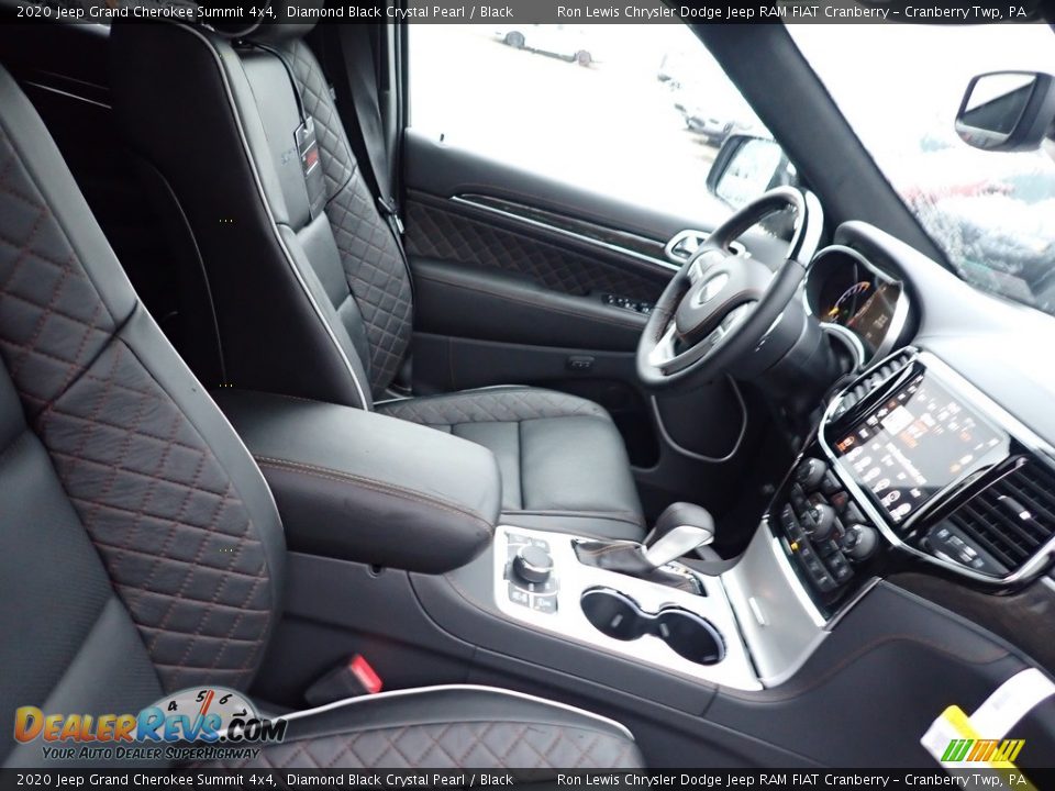 2020 Jeep Grand Cherokee Summit 4x4 Diamond Black Crystal Pearl / Black Photo #10