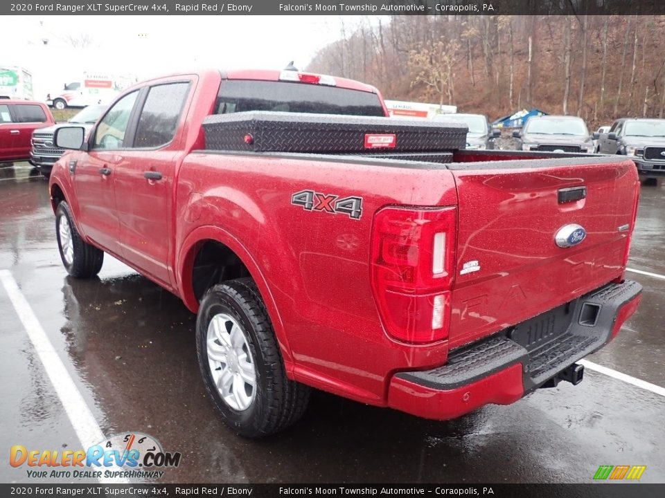 2020 Ford Ranger XLT SuperCrew 4x4 Rapid Red / Ebony Photo #6