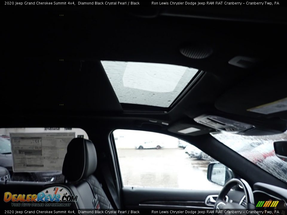 2020 Jeep Grand Cherokee Summit 4x4 Diamond Black Crystal Pearl / Black Photo #12