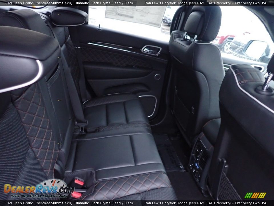 2020 Jeep Grand Cherokee Summit 4x4 Diamond Black Crystal Pearl / Black Photo #13