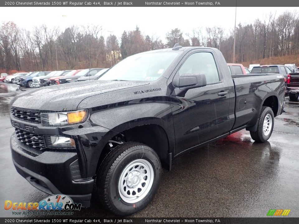 Front 3/4 View of 2020 Chevrolet Silverado 1500 WT Regular Cab 4x4 Photo #1