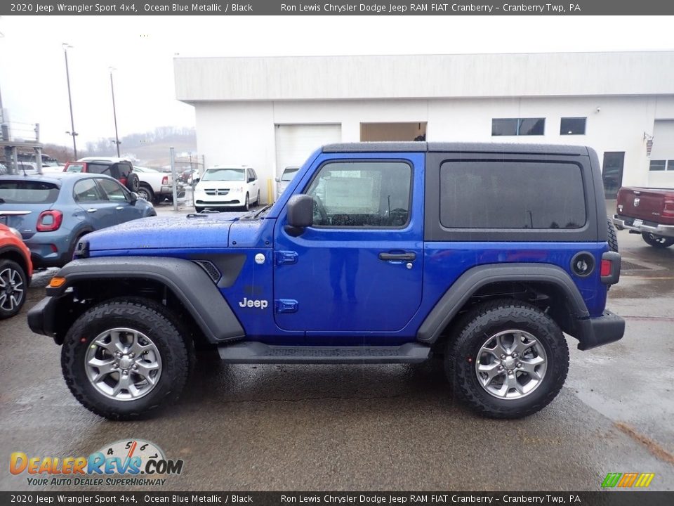 Ocean Blue Metallic 2020 Jeep Wrangler Sport 4x4 Photo #2