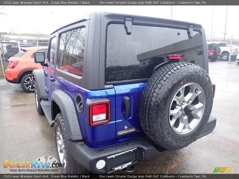 2020 Jeep Wrangler Sport 4x4 Ocean Blue Metallic / Black Photo #3