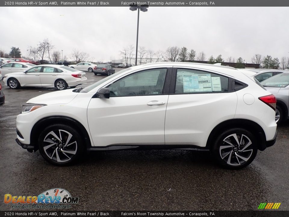 2020 Honda HR-V Sport AWD Platinum White Pearl / Black Photo #2