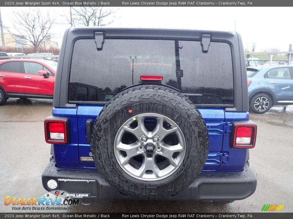 2020 Jeep Wrangler Sport 4x4 Ocean Blue Metallic / Black Photo #4