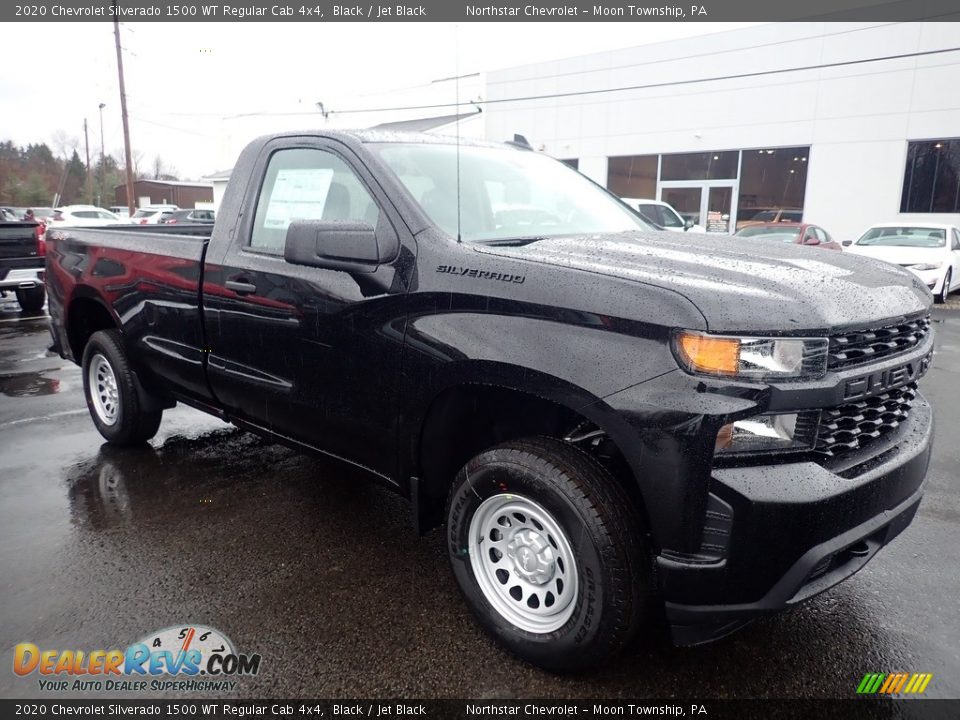 Black 2020 Chevrolet Silverado 1500 WT Regular Cab 4x4 Photo #7