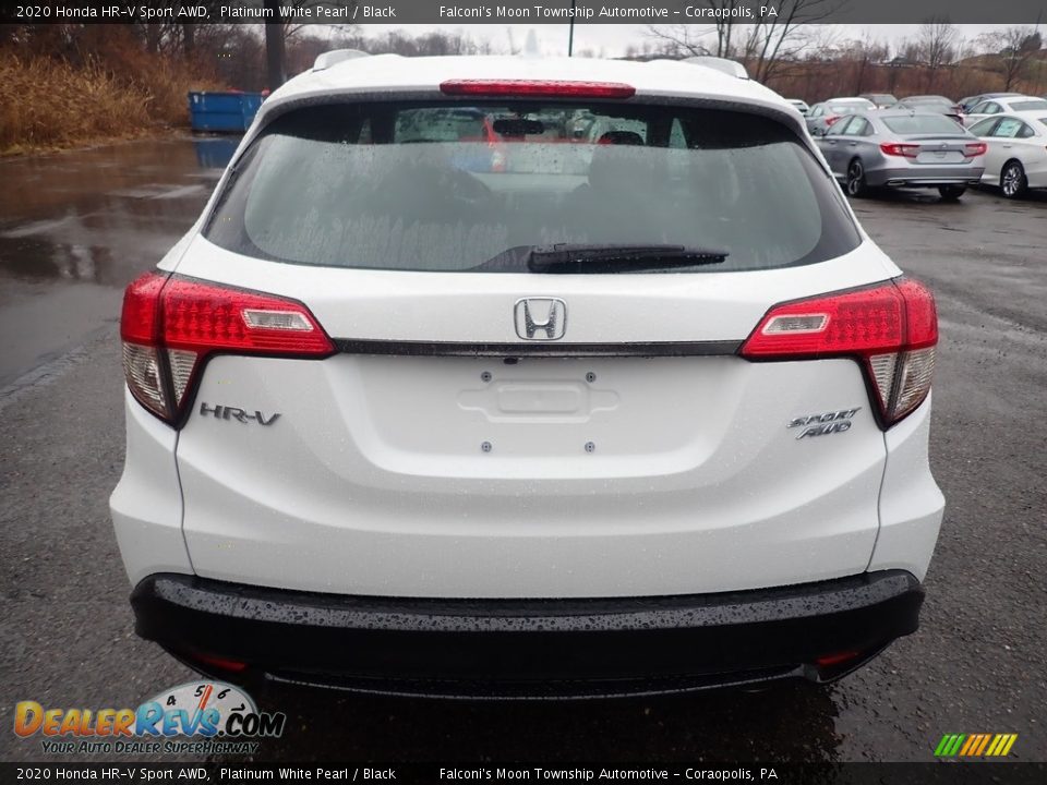 2020 Honda HR-V Sport AWD Platinum White Pearl / Black Photo #4