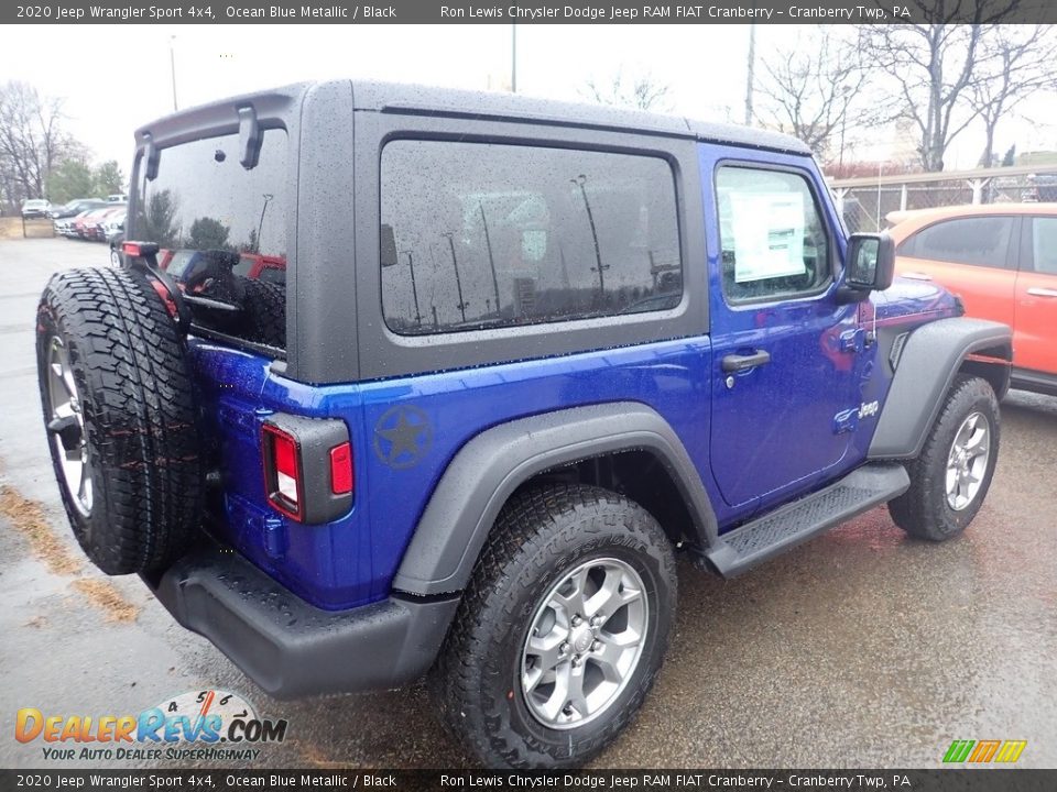 2020 Jeep Wrangler Sport 4x4 Ocean Blue Metallic / Black Photo #5