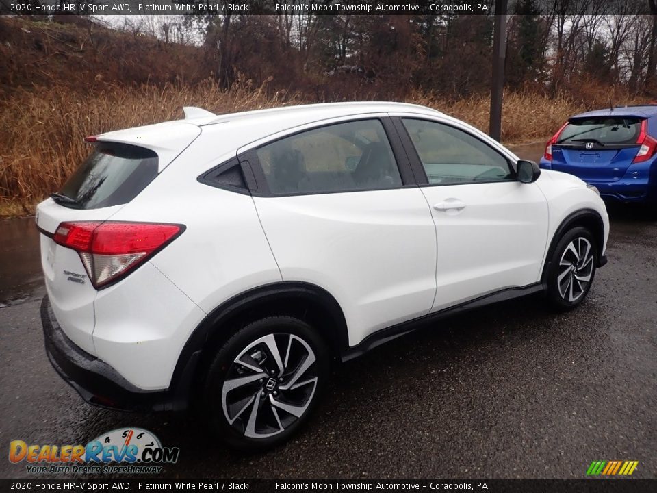 2020 Honda HR-V Sport AWD Platinum White Pearl / Black Photo #5