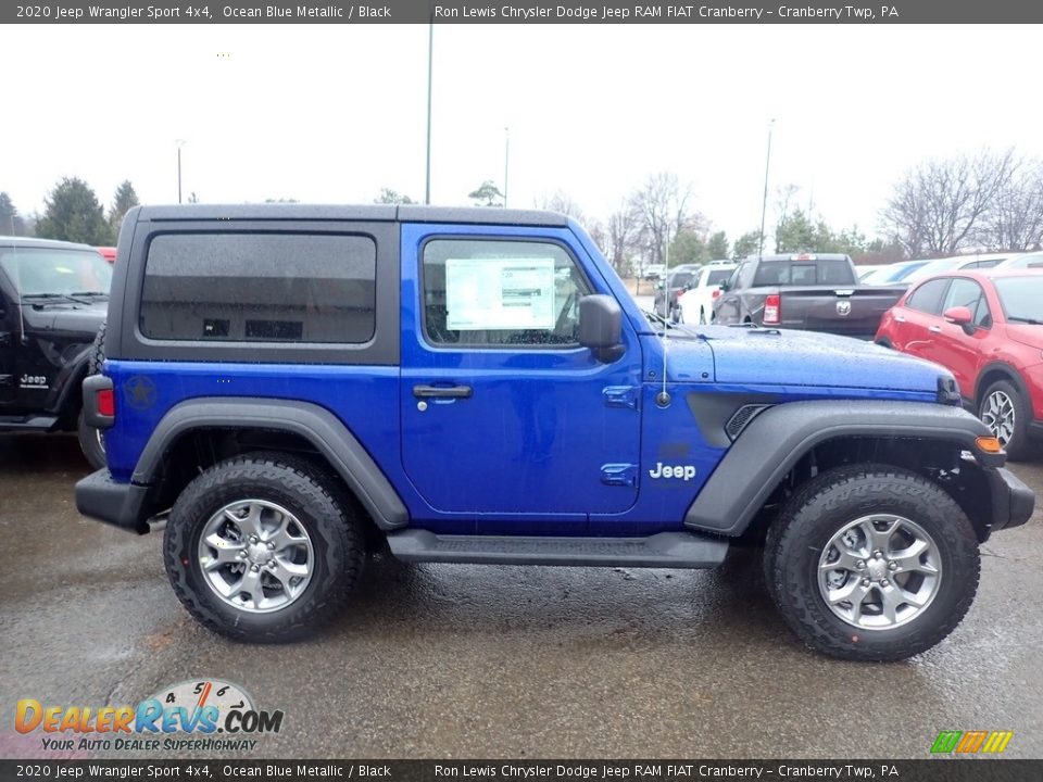 Ocean Blue Metallic 2020 Jeep Wrangler Sport 4x4 Photo #6