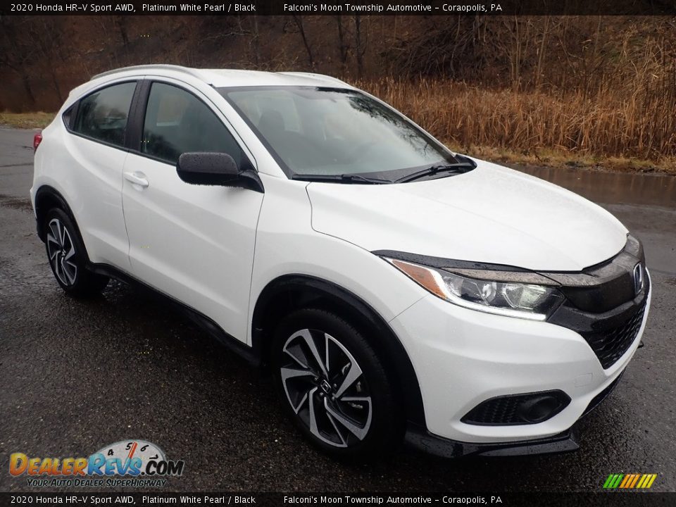 2020 Honda HR-V Sport AWD Platinum White Pearl / Black Photo #6