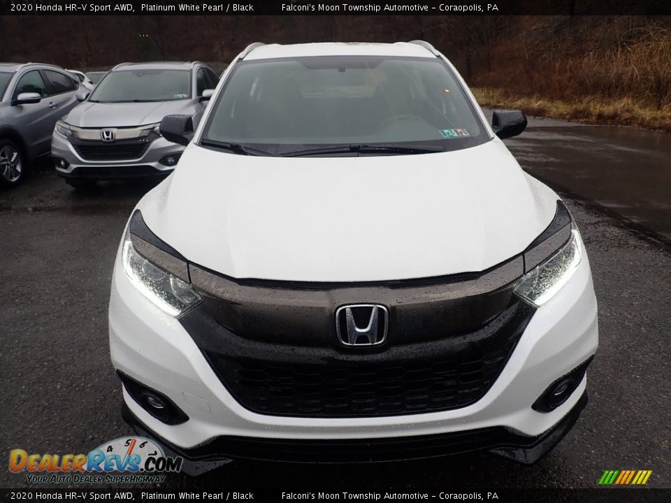 2020 Honda HR-V Sport AWD Platinum White Pearl / Black Photo #7