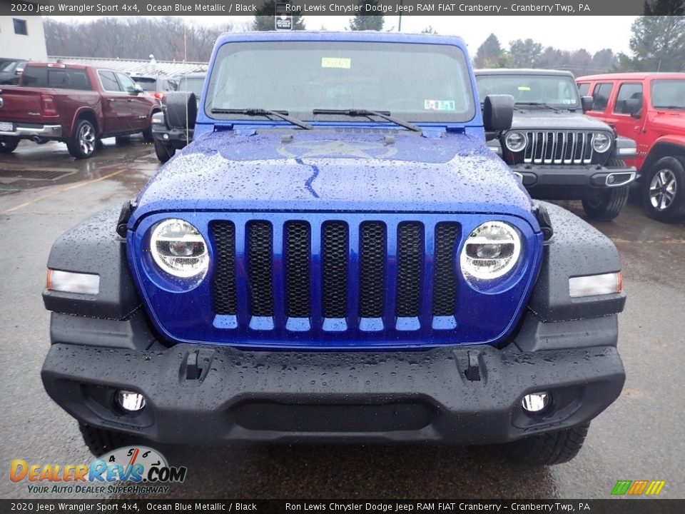 2020 Jeep Wrangler Sport 4x4 Ocean Blue Metallic / Black Photo #8