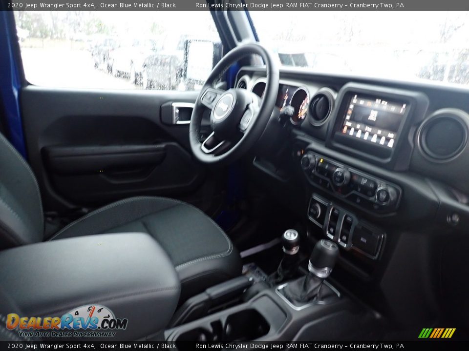 2020 Jeep Wrangler Sport 4x4 Ocean Blue Metallic / Black Photo #11