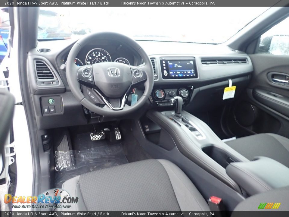 2020 Honda HR-V Sport AWD Platinum White Pearl / Black Photo #11