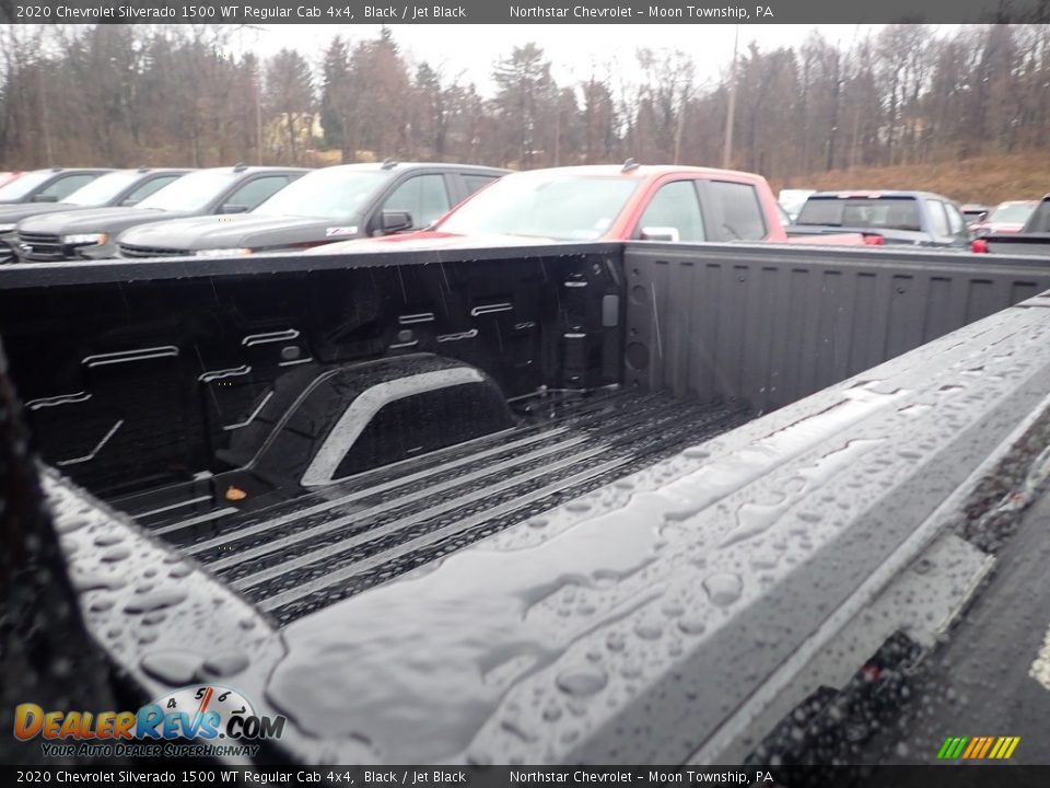 2020 Chevrolet Silverado 1500 WT Regular Cab 4x4 Black / Jet Black Photo #14