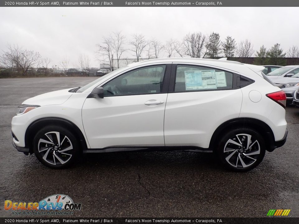 2020 Honda HR-V Sport AWD Platinum White Pearl / Black Photo #2