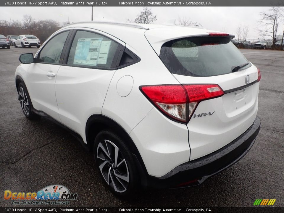 2020 Honda HR-V Sport AWD Platinum White Pearl / Black Photo #3