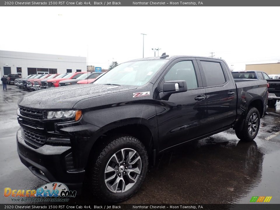 2020 Chevrolet Silverado 1500 RST Crew Cab 4x4 Black / Jet Black Photo #1