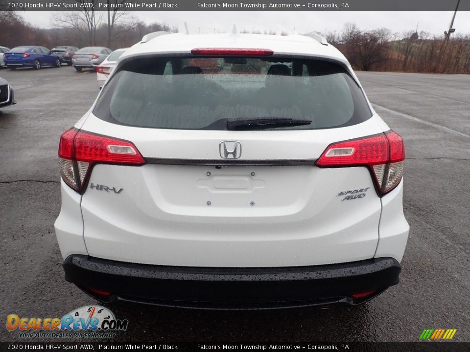 2020 Honda HR-V Sport AWD Platinum White Pearl / Black Photo #4