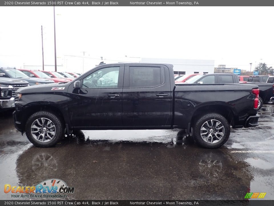 2020 Chevrolet Silverado 1500 RST Crew Cab 4x4 Black / Jet Black Photo #2