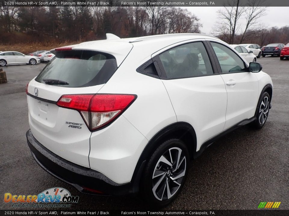 2020 Honda HR-V Sport AWD Platinum White Pearl / Black Photo #5