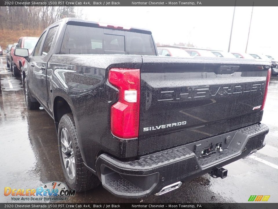 2020 Chevrolet Silverado 1500 RST Crew Cab 4x4 Black / Jet Black Photo #3