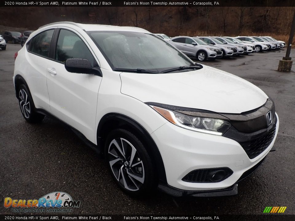 2020 Honda HR-V Sport AWD Platinum White Pearl / Black Photo #6