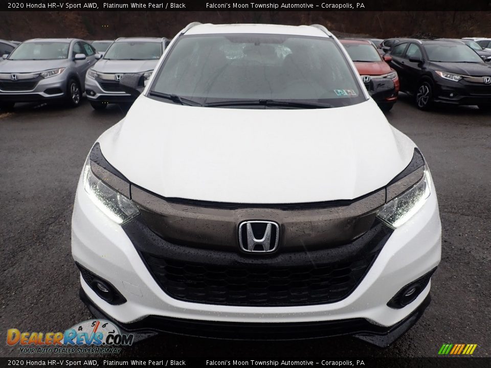 2020 Honda HR-V Sport AWD Platinum White Pearl / Black Photo #7