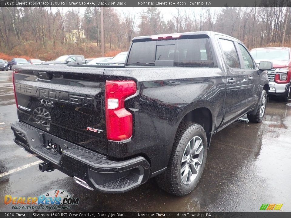 2020 Chevrolet Silverado 1500 RST Crew Cab 4x4 Black / Jet Black Photo #5