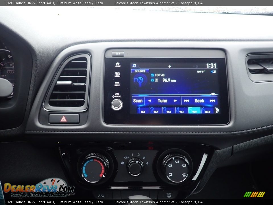 2020 Honda HR-V Sport AWD Platinum White Pearl / Black Photo #14