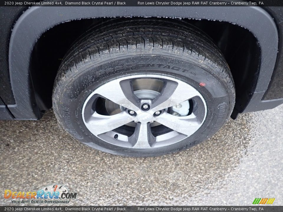 2020 Jeep Cherokee Limited 4x4 Diamond Black Crystal Pearl / Black Photo #9