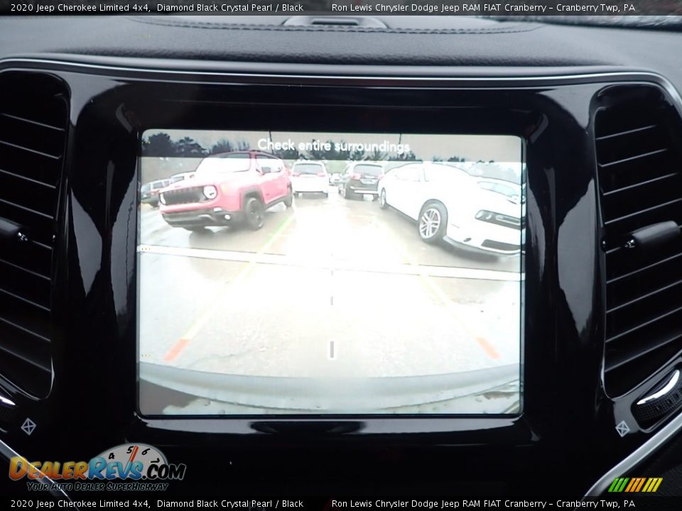 2020 Jeep Cherokee Limited 4x4 Diamond Black Crystal Pearl / Black Photo #18