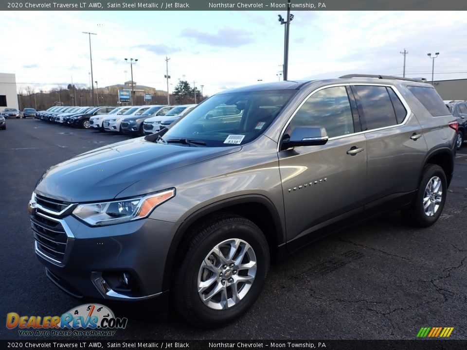 2020 Chevrolet Traverse LT AWD Satin Steel Metallic / Jet Black Photo #1