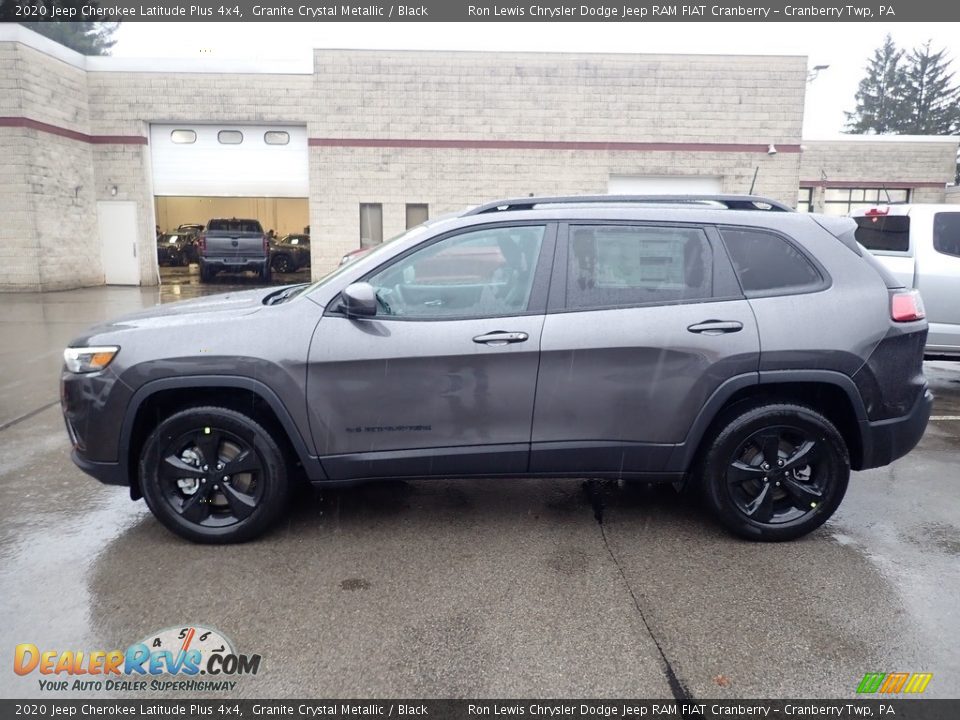 2020 Jeep Cherokee Latitude Plus 4x4 Granite Crystal Metallic / Black Photo #2