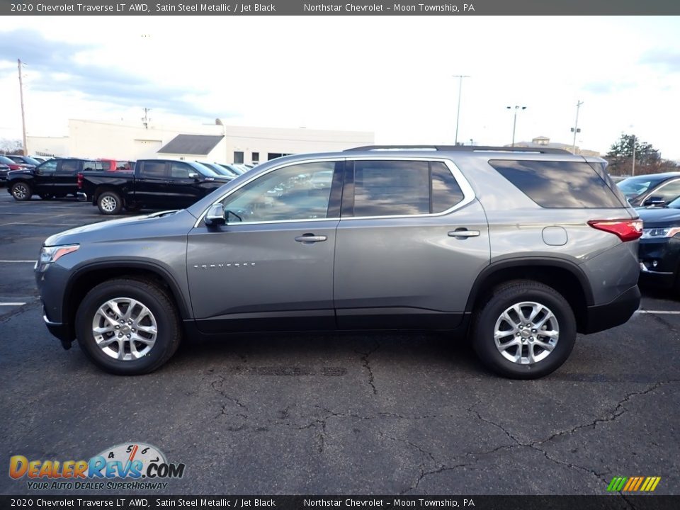 2020 Chevrolet Traverse LT AWD Satin Steel Metallic / Jet Black Photo #2