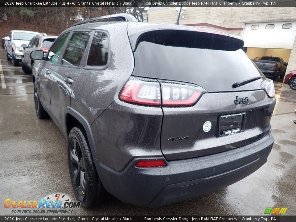 2020 Jeep Cherokee Latitude Plus 4x4 Granite Crystal Metallic / Black Photo #3