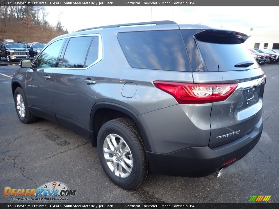 2020 Chevrolet Traverse LT AWD Satin Steel Metallic / Jet Black Photo #3