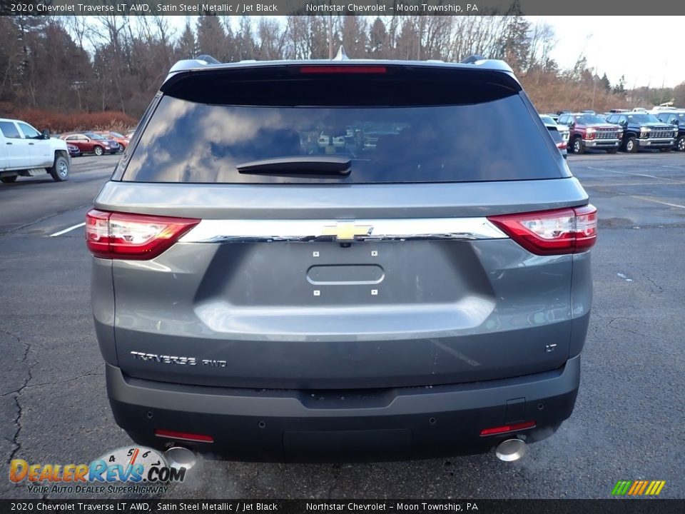 2020 Chevrolet Traverse LT AWD Satin Steel Metallic / Jet Black Photo #4